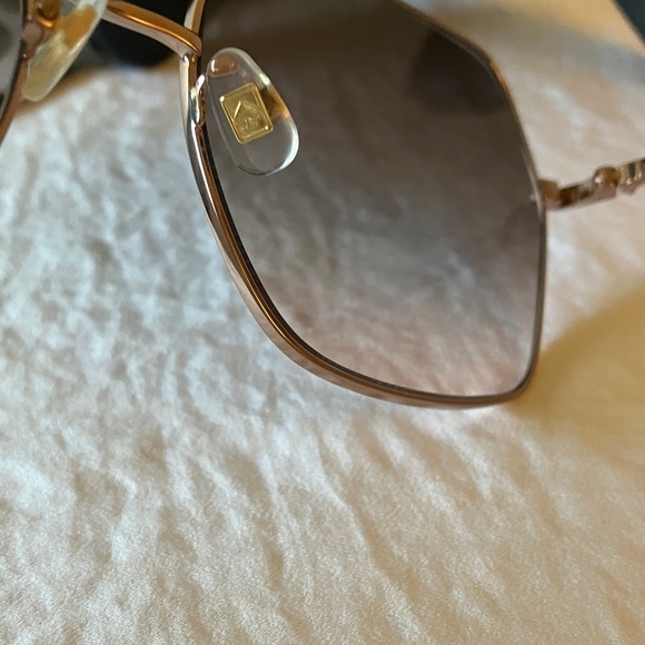 Kate Spade: Brown Wired Sunglasses- Green Case with cleaning cloth main image 7